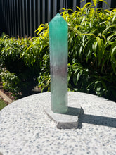 Load image into Gallery viewer, Watermelon Fluorite (XL) Tower