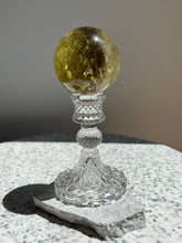 Load image into Gallery viewer, AA Citrine Smokey Sphere