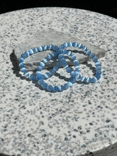 Load image into Gallery viewer, Pastel Blue Selenite 8mm Bracelet