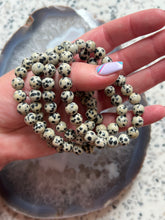 Load image into Gallery viewer, Dalmatian Jasper 8mm Bracelet