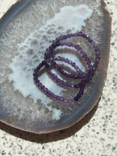 Load image into Gallery viewer, Amethyst High Grade Faceted Bracelet
