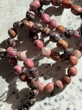 Load image into Gallery viewer, Rhodonite Small Nuggies Bracelet