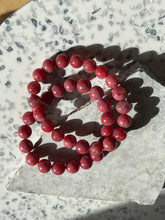 Load image into Gallery viewer, Rhodonite High Grade 10-12mm Bracelet