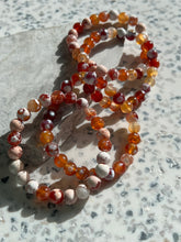 Load image into Gallery viewer, Orange Orca Agate 8mm Bracelet