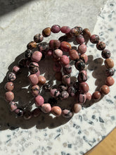 Load image into Gallery viewer, Rhodonite Small Nuggies Bracelet