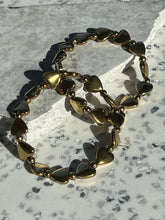 Load image into Gallery viewer, Pyrite Heart Bracelet