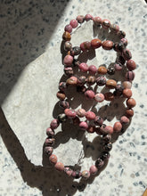 Load image into Gallery viewer, Rhodonite Small Nuggies Bracelet