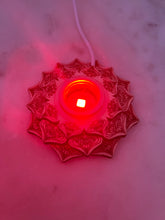 Load image into Gallery viewer, Lotus Wooden (S) Coloured Light Sphere Stand