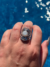 Load image into Gallery viewer, Dream Moonstone Sterling Silver Ring