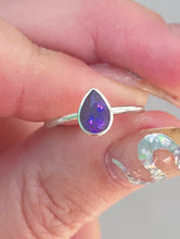 Load image into Gallery viewer, Toe Ring Amethyst Sterling Silver