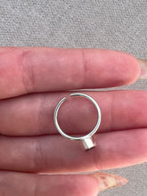 Load image into Gallery viewer, Toe Ring Amethyst Sterling Silver