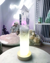 Load image into Gallery viewer, White Light Wooden Light Stand