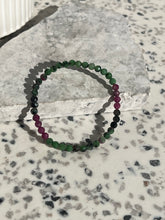 Load image into Gallery viewer, Ruby in Zoisite High Grade Faceted Bracelet
