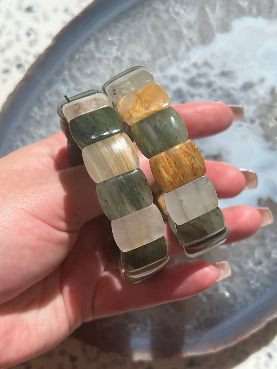 Garden Quartz Mix Chunky Bracelet