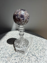 Load image into Gallery viewer, Pink Tourmaline with inclusions Sphere

