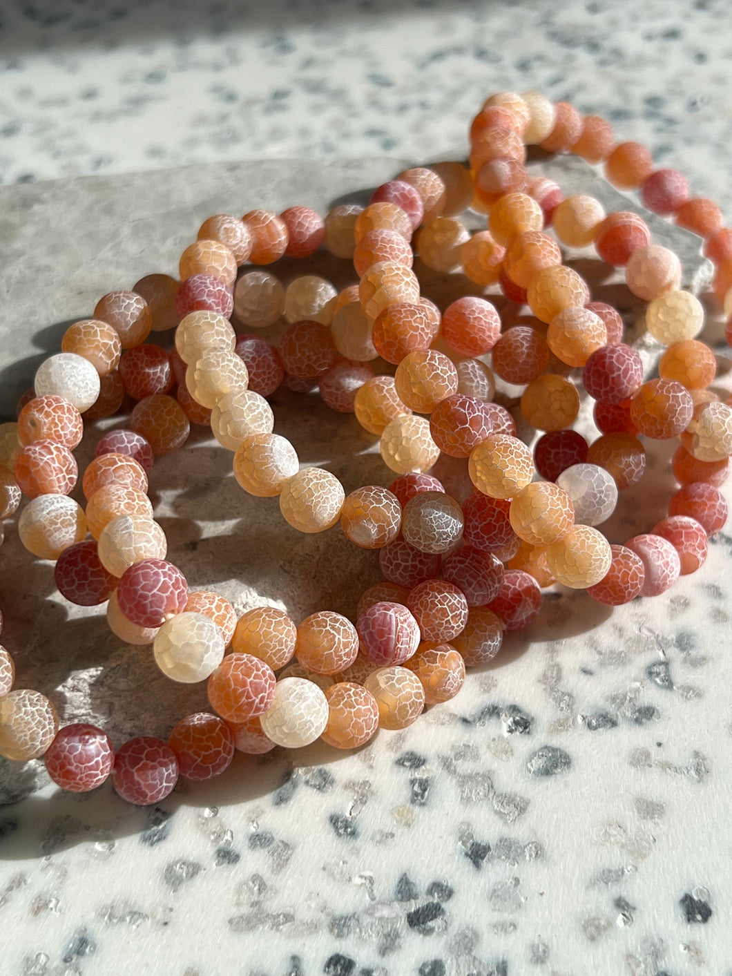 Crackle Agate Bracelet