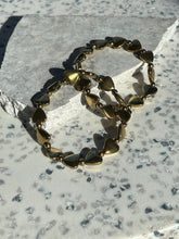 Load image into Gallery viewer, Pyrite Heart Bracelet
