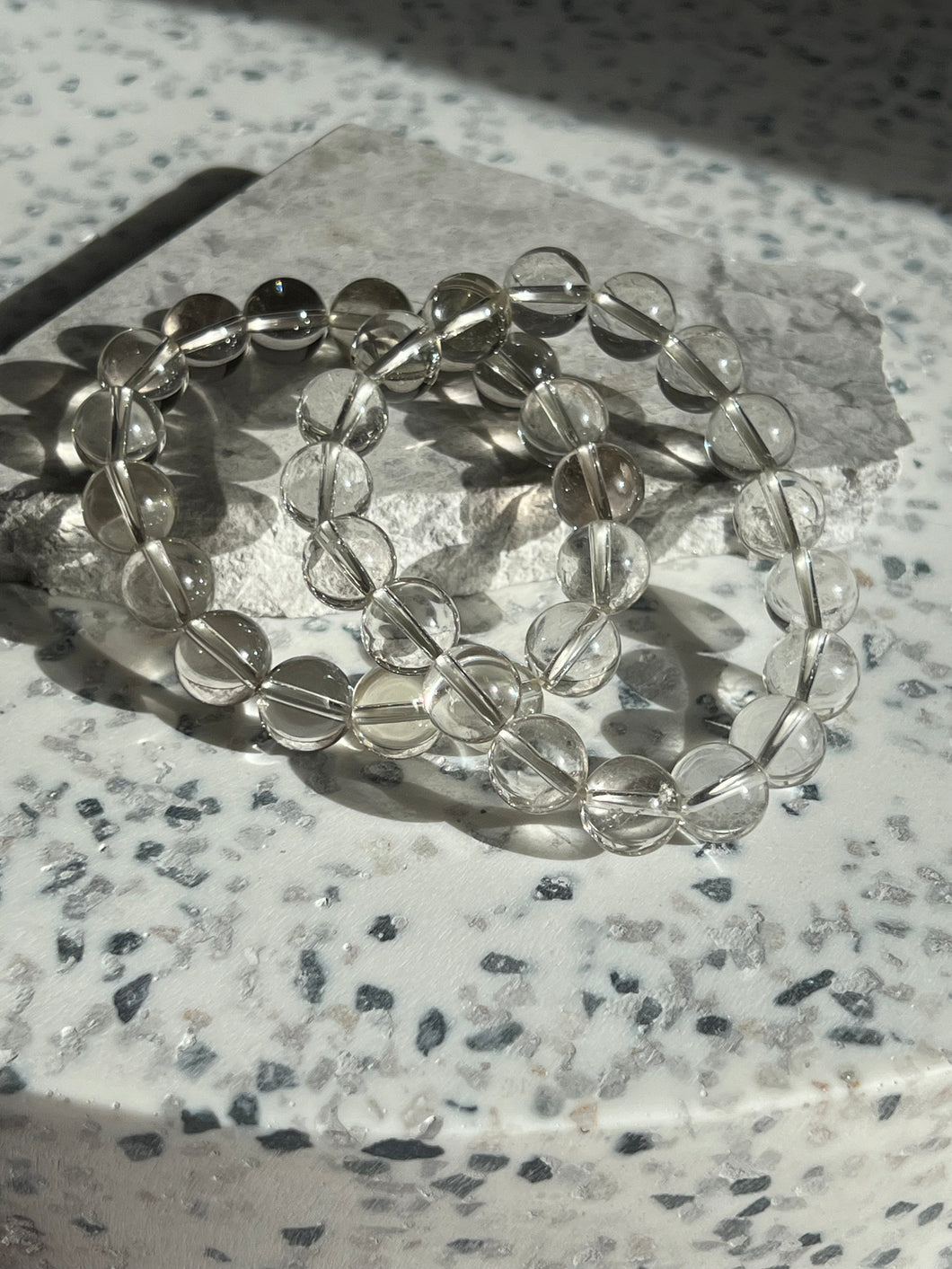Clear Quartz 12mm Bracelet