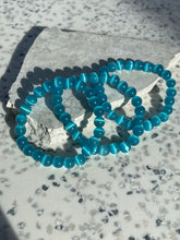 Load image into Gallery viewer, Blue Cats Eye 8mm Bracelet
