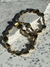 Load image into Gallery viewer, Pyrite Heart Bracelet
