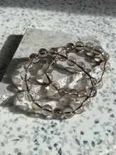 Load image into Gallery viewer, Light Smokey Quartz 12mm Bracelet
