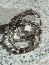 Load image into Gallery viewer, Light Smokey Quartz 12mm Bracelet
