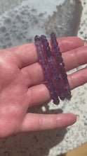 Load and play video in Gallery viewer, Amethyst High Grade Faceted Bracelet
