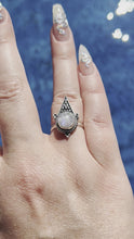 Load and play video in Gallery viewer, Indi Moonstone Sterling Silver Ring
