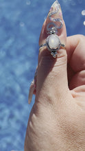 Load and play video in Gallery viewer, Kimba Moonstone Sterling Silver Ring
