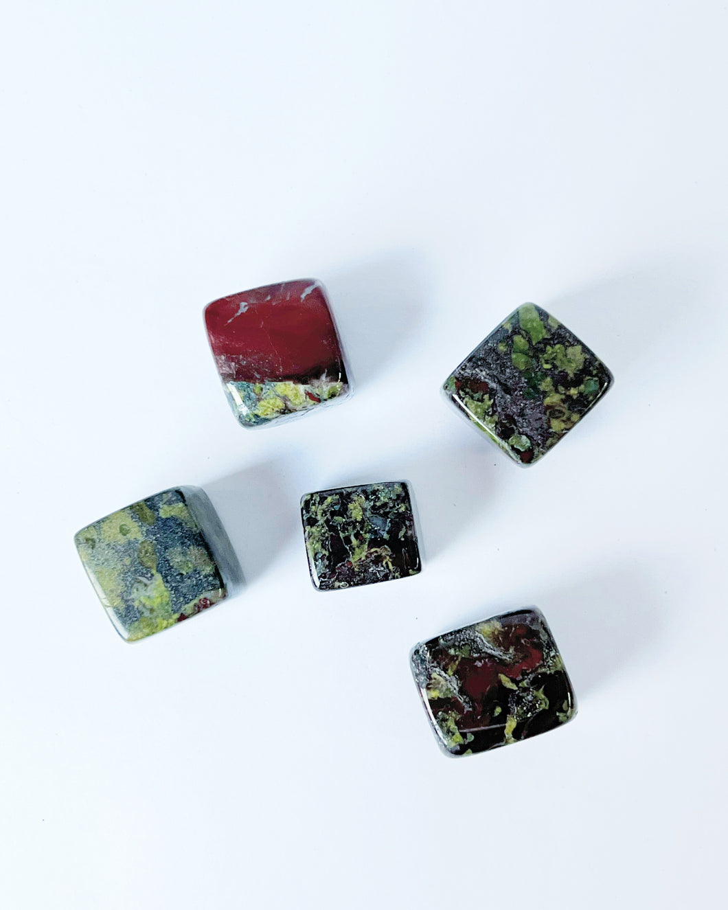Dragons Blood Jasper Cubes