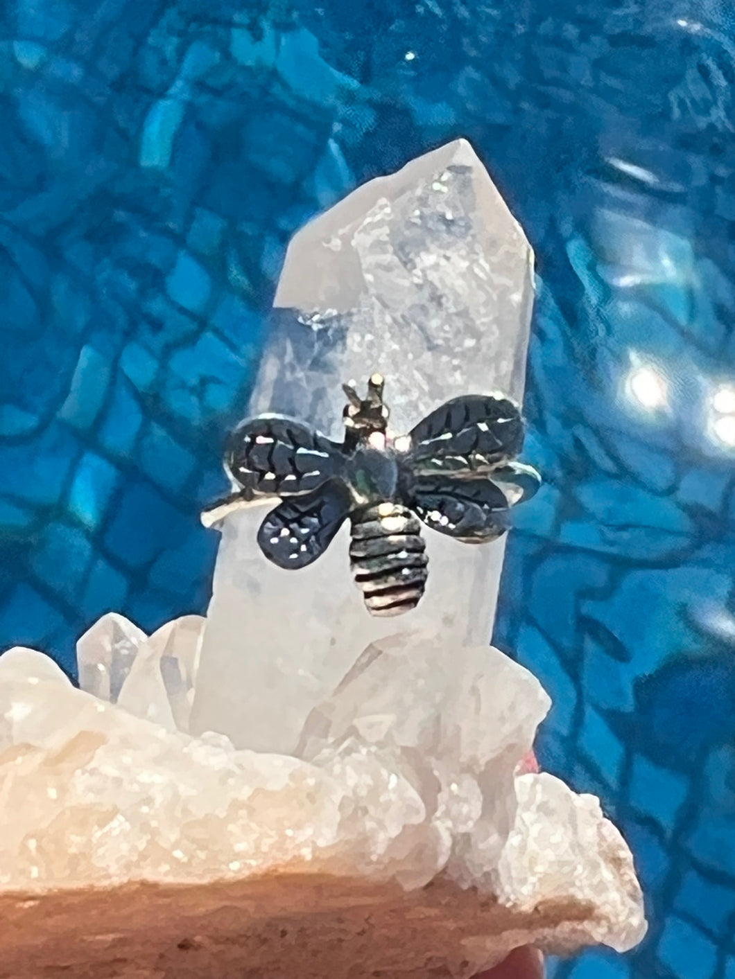 Bumblebee Sterling Silver Ring