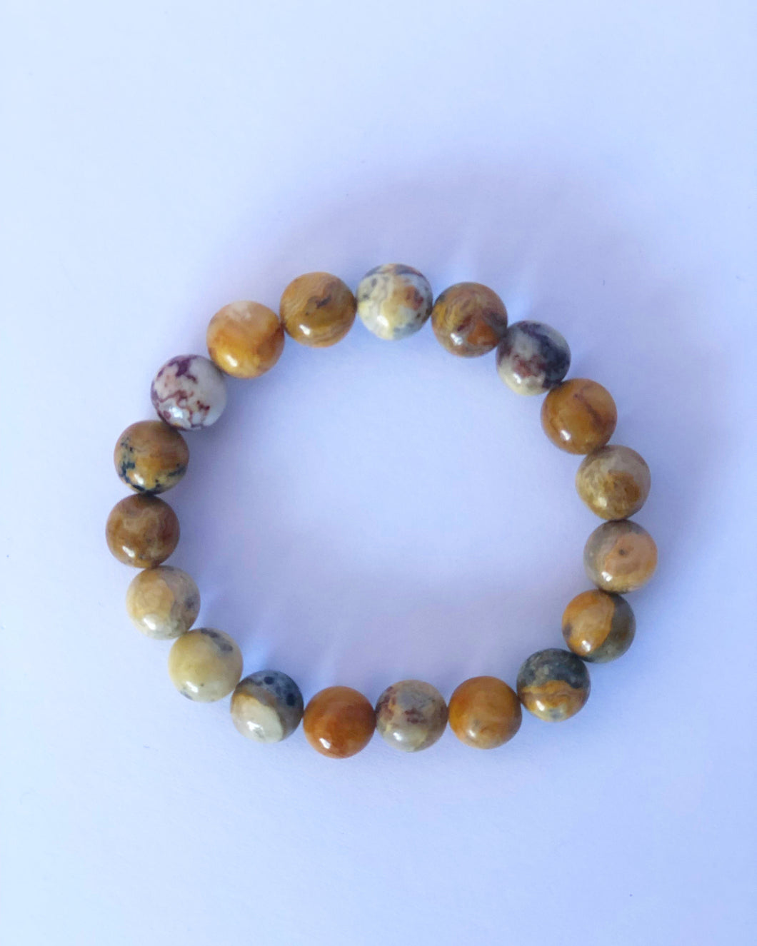 Crazy Lace Agate Bracelet