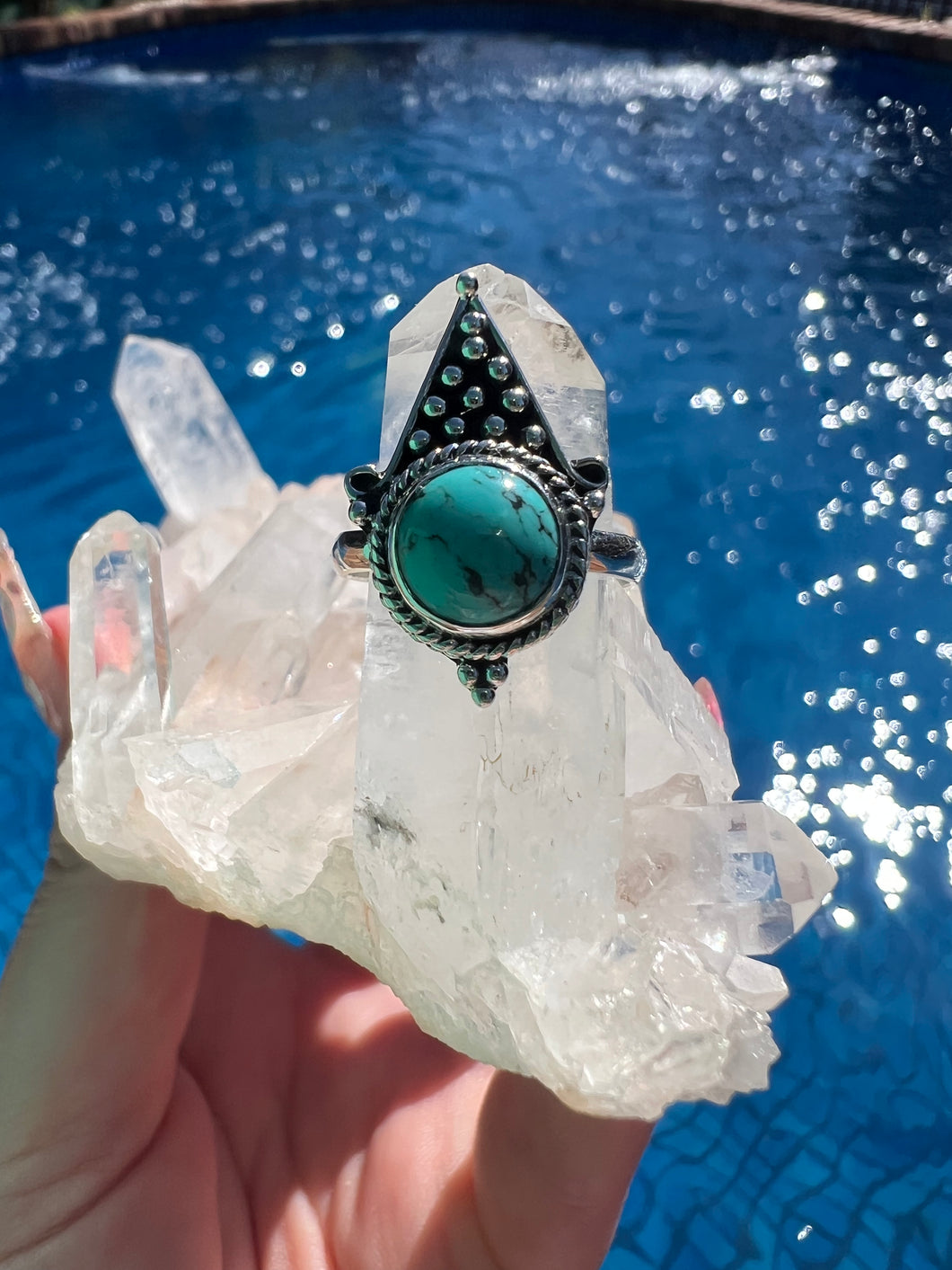 Indi Turquoise Sterling Silver Ring