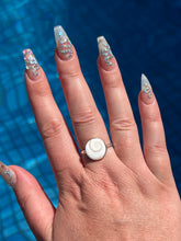 Load image into Gallery viewer, Shiva Round Sterling Silver Ring
